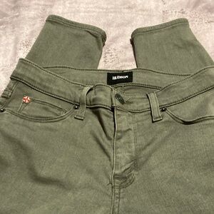 HUDSON Natalie Super Skinny Green Jeans 26